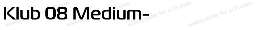 Klub 08 Medium字体转换